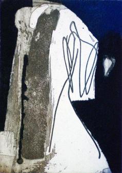 Spaziergang. Radierung, 21 x 29,7 cm, 2005